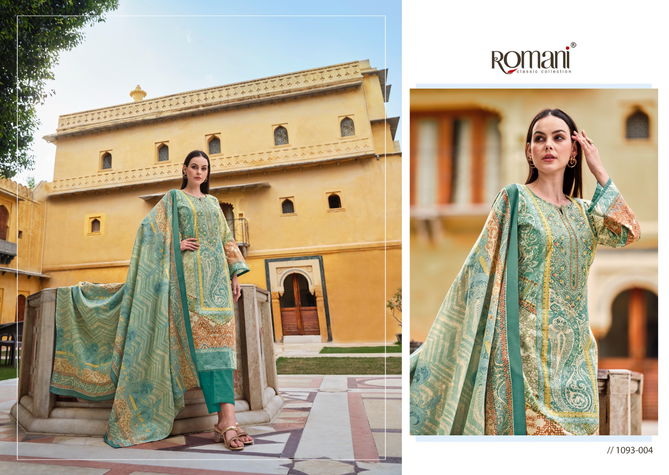 Aarzu Vol 10 By Romani Cotton Printed Embroidery Dress Material Orders In India